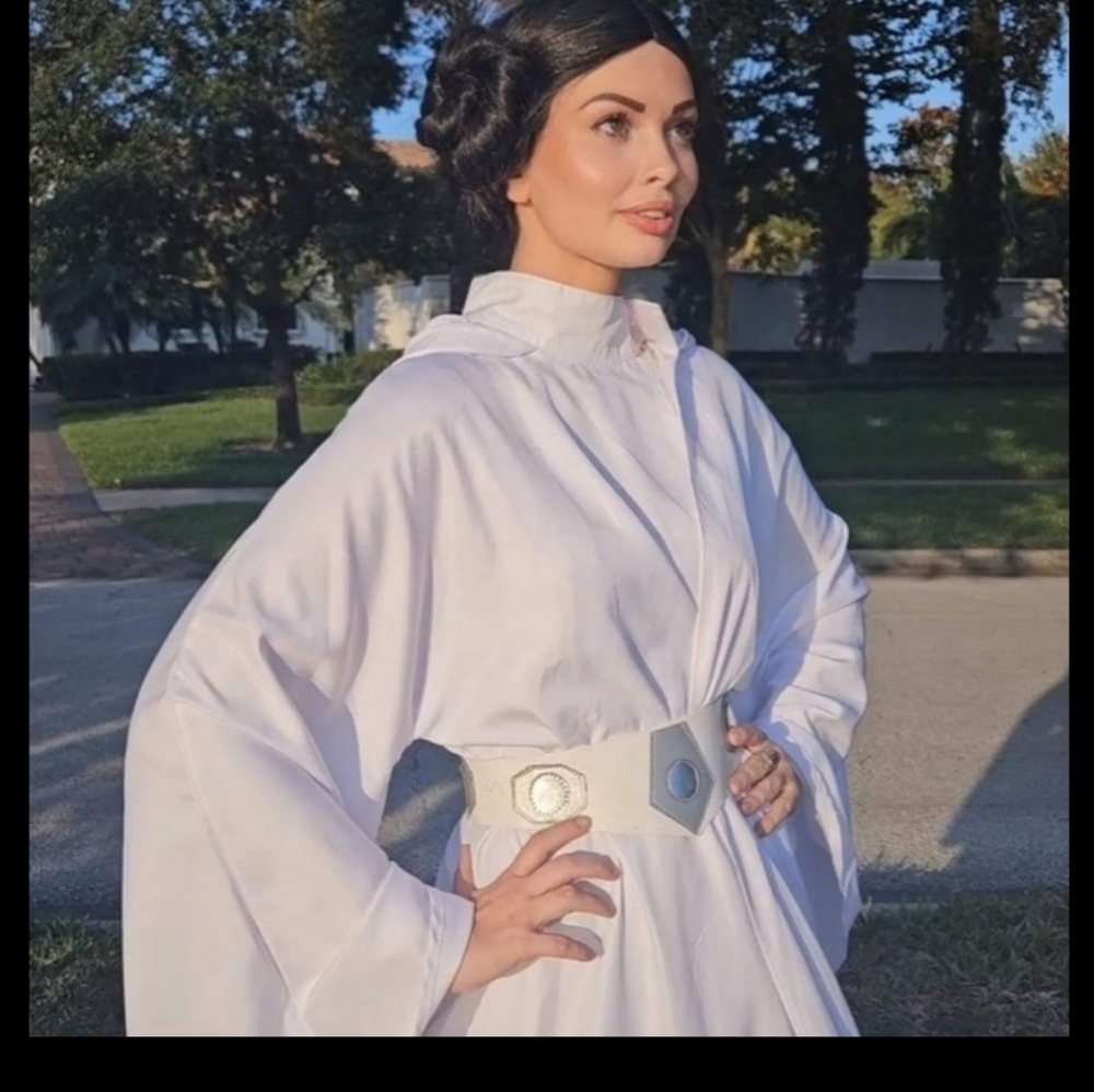 Leia Cosplay- Dress/belt/wig